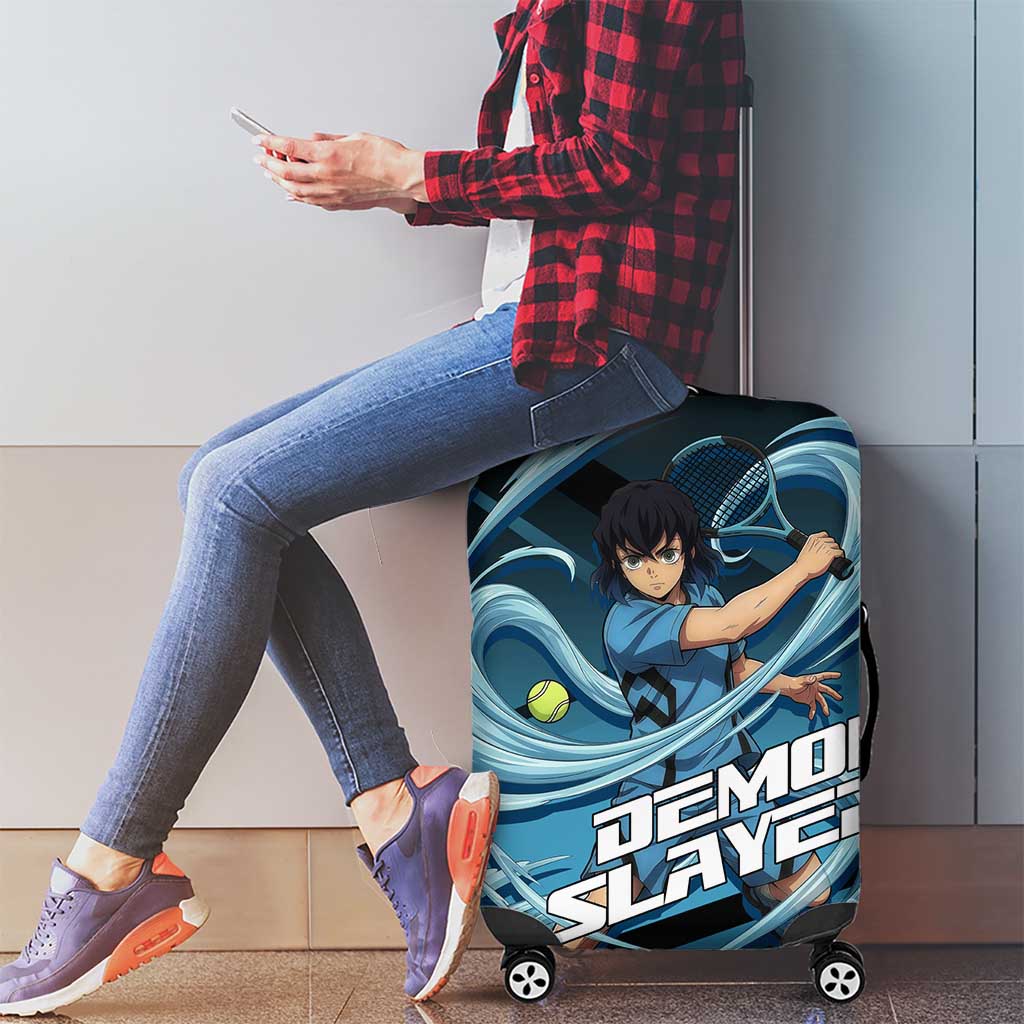 Inosuke Hashibira Beast Tennis Form Luggage Cover Sporty Anime Mashup Style