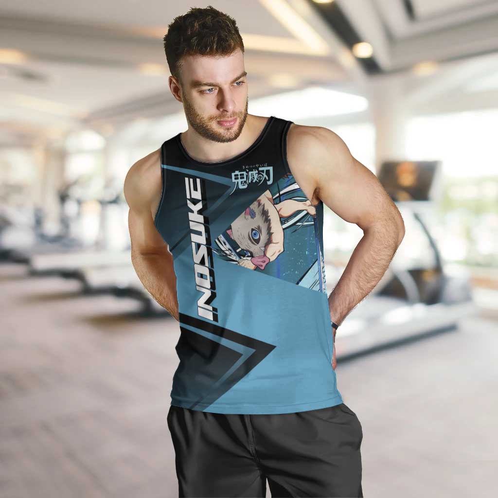 Inosuke Hashibira Beast Tennis Form Men Tank Top Sporty Anime Mashup Style