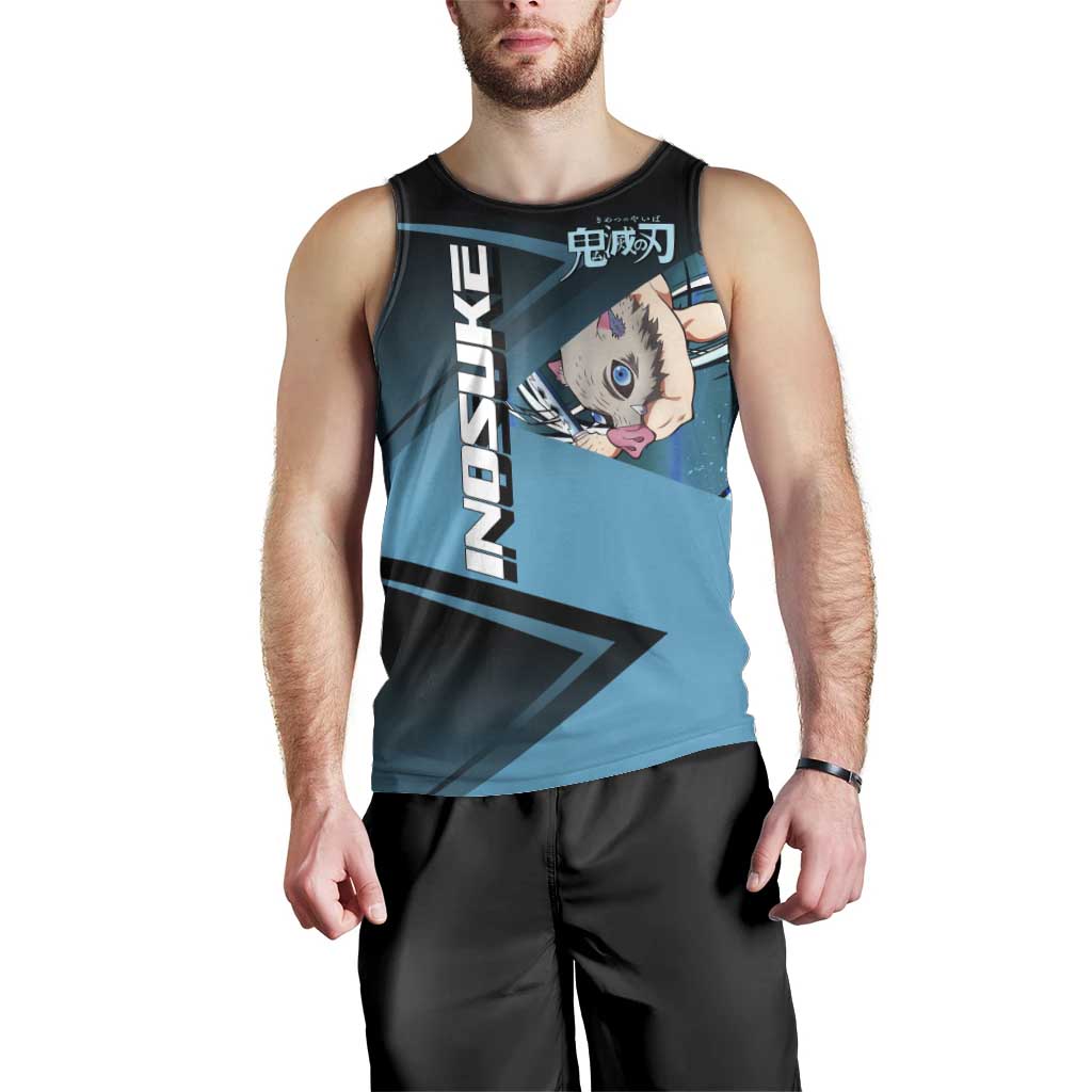 Inosuke Hashibira Beast Tennis Form Men Tank Top Sporty Anime Mashup Style