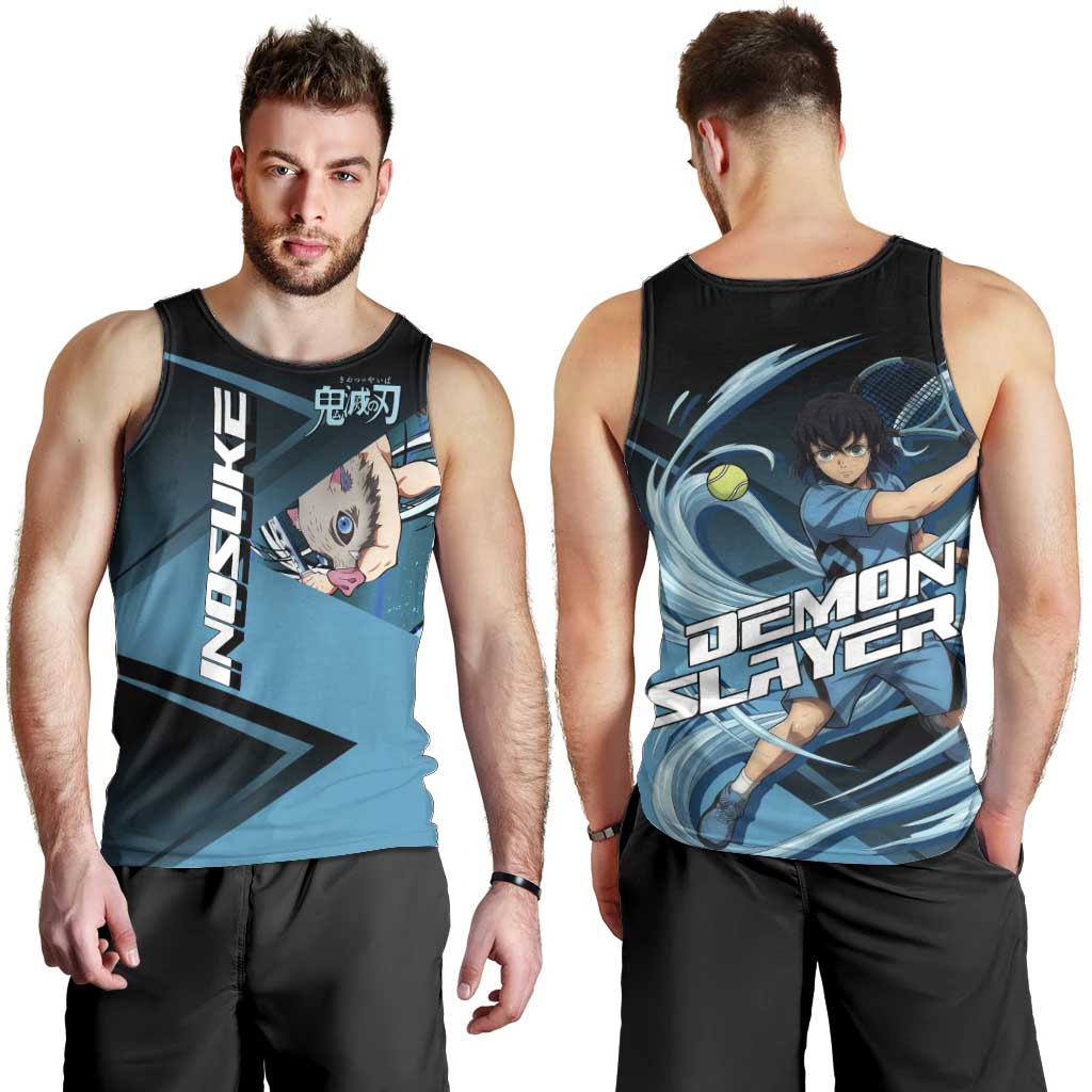 Inosuke Hashibira Beast Tennis Form Men Tank Top Sporty Anime Mashup Style
