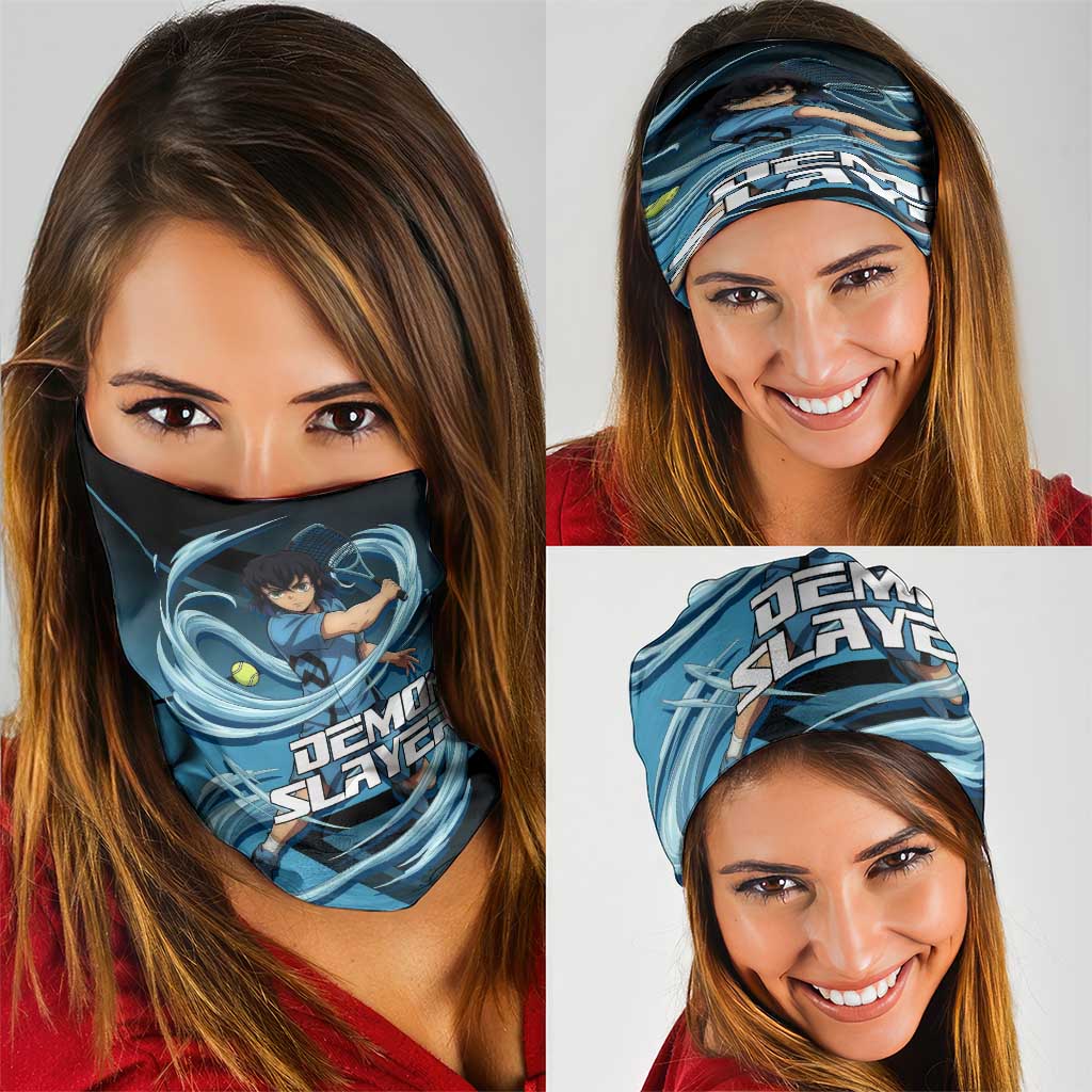 Inosuke Hashibira Beast Tennis Form Neck Gaiter Sporty Anime Mashup Style