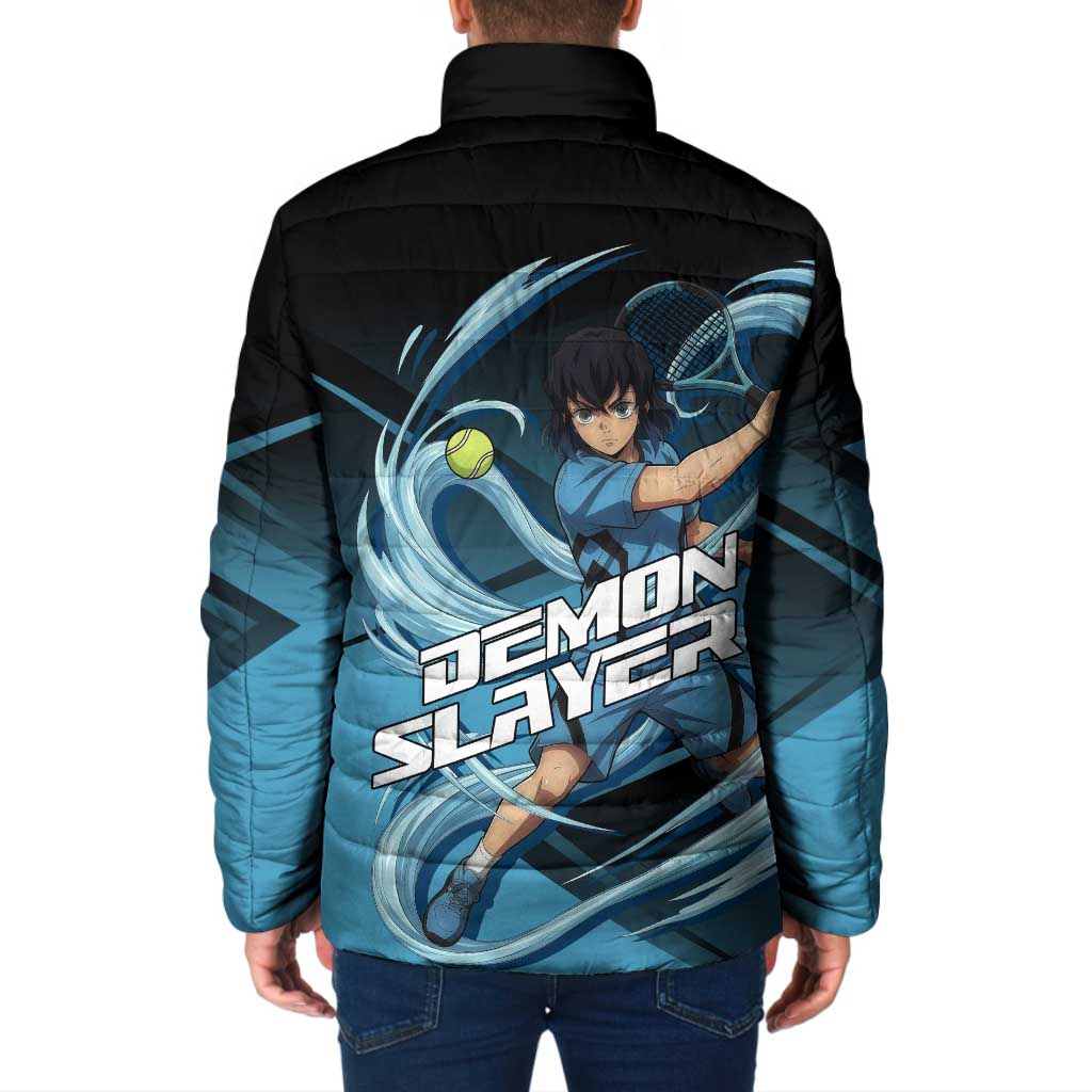 Inosuke Hashibira Beast Tennis Form Padded Jacket Sporty Anime Mashup Style