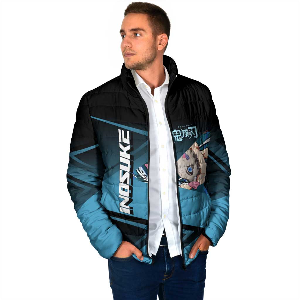 Inosuke Hashibira Beast Tennis Form Padded Jacket Sporty Anime Mashup Style