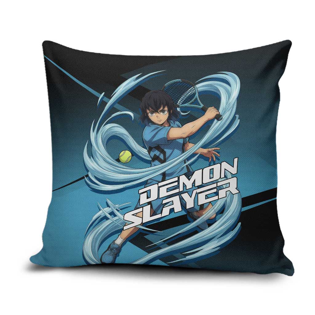 Inosuke Hashibira Beast Tennis Form Pillow Cover Sporty Anime Mashup Style