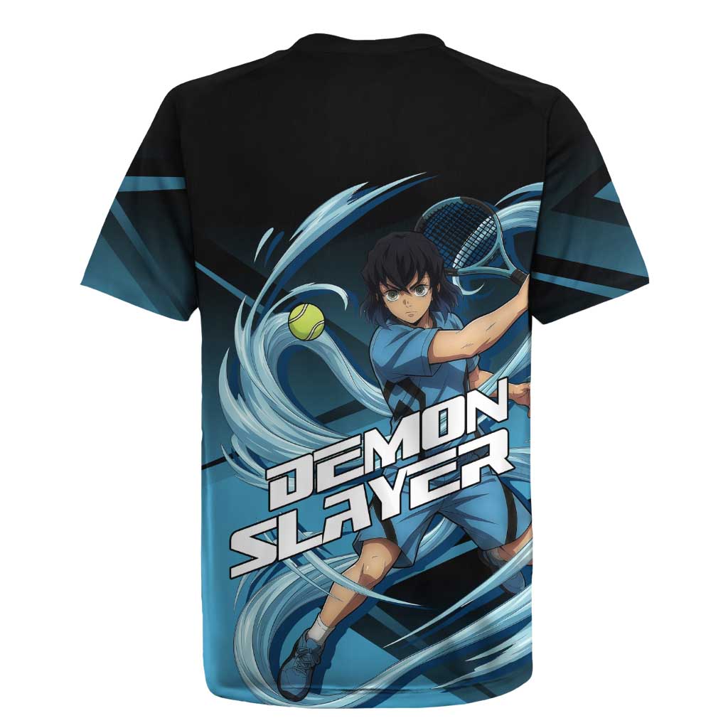 Inosuke Hashibira Beast Tennis Form Rugby Jersey Sporty Anime Mashup Style