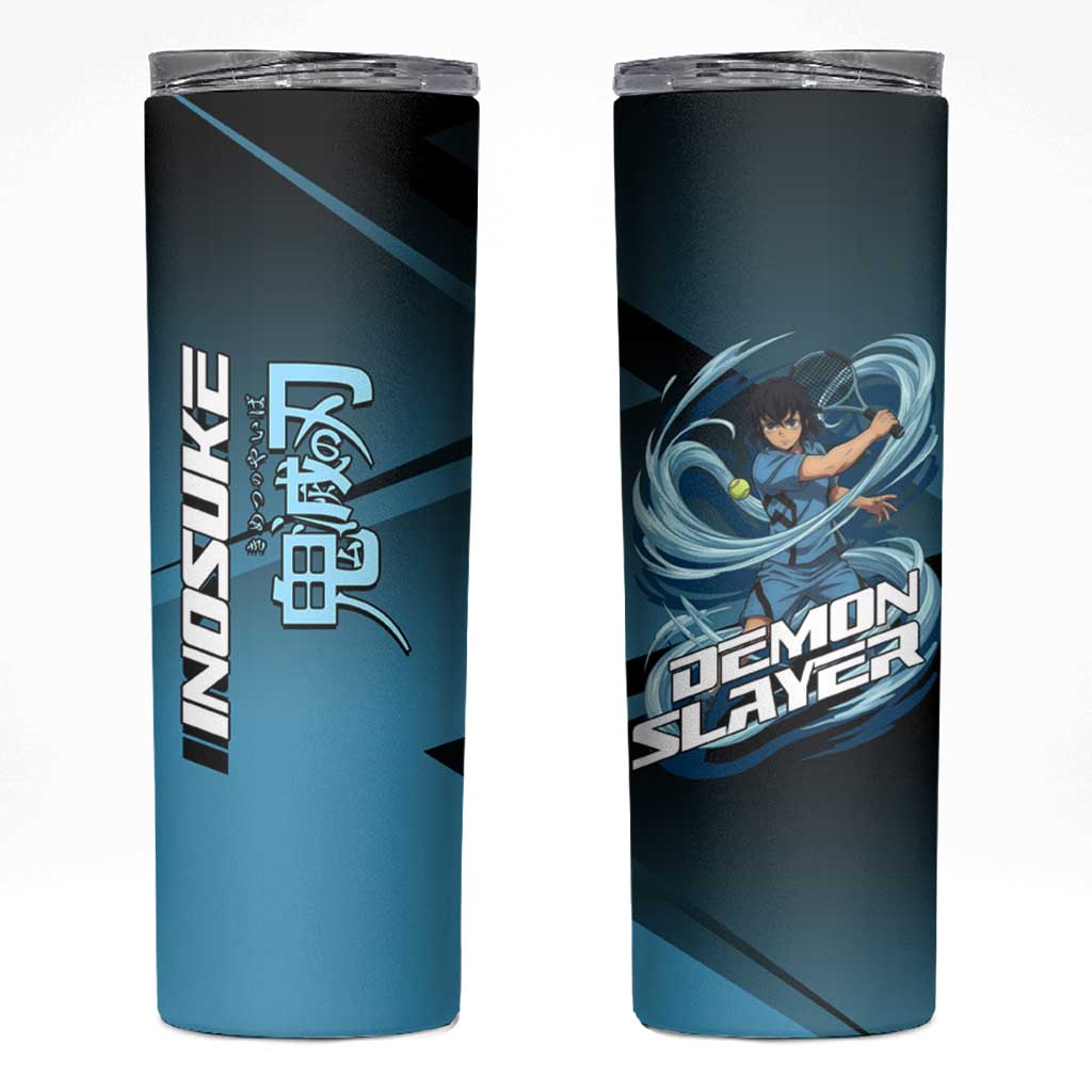 Inosuke Hashibira Beast Tennis Form Skinny Tumbler Sporty Anime Mashup Style