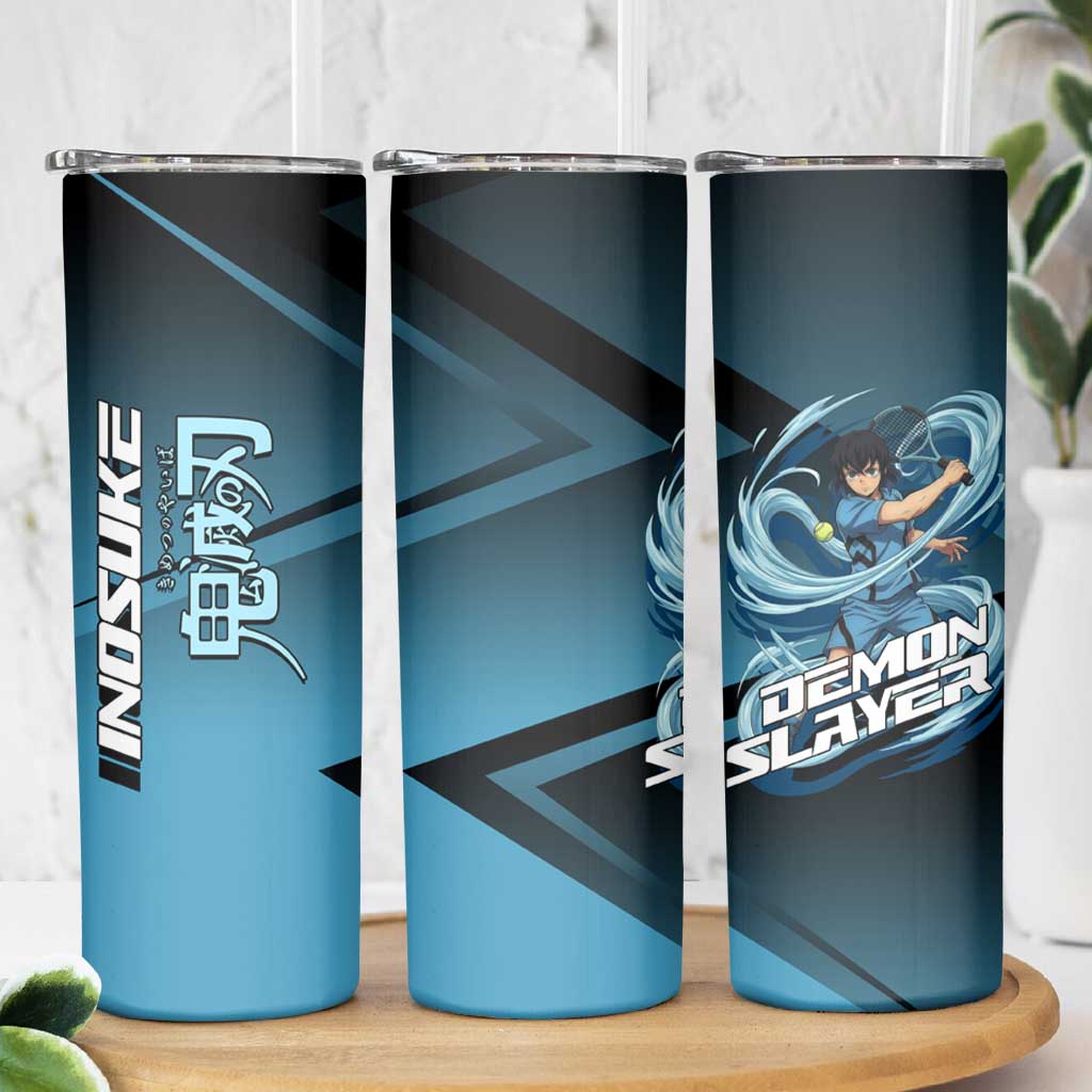 Inosuke Hashibira Beast Tennis Form Skinny Tumbler Sporty Anime Mashup Style
