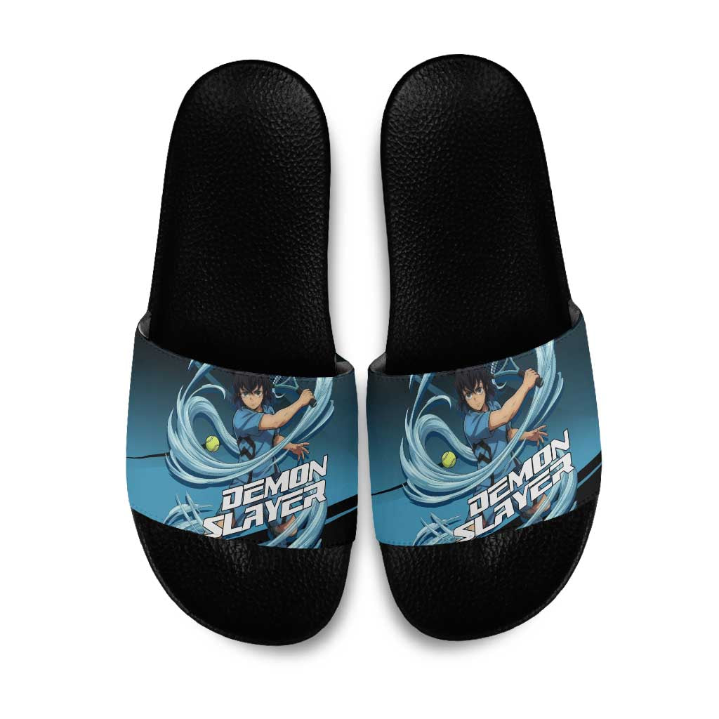 Inosuke Hashibira Beast Tennis Form Slide Sandals Sporty Anime Mashup Style
