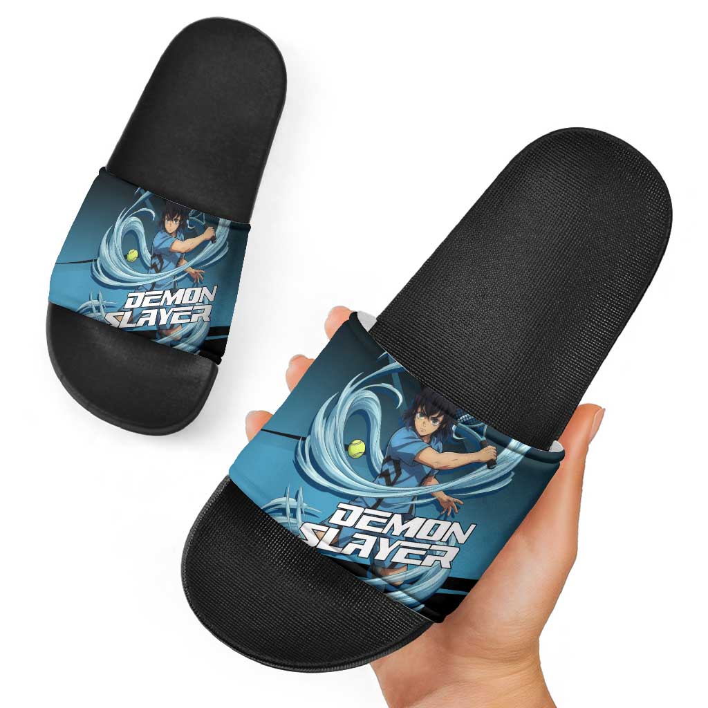 Inosuke Hashibira Beast Tennis Form Slide Sandals Sporty Anime Mashup Style