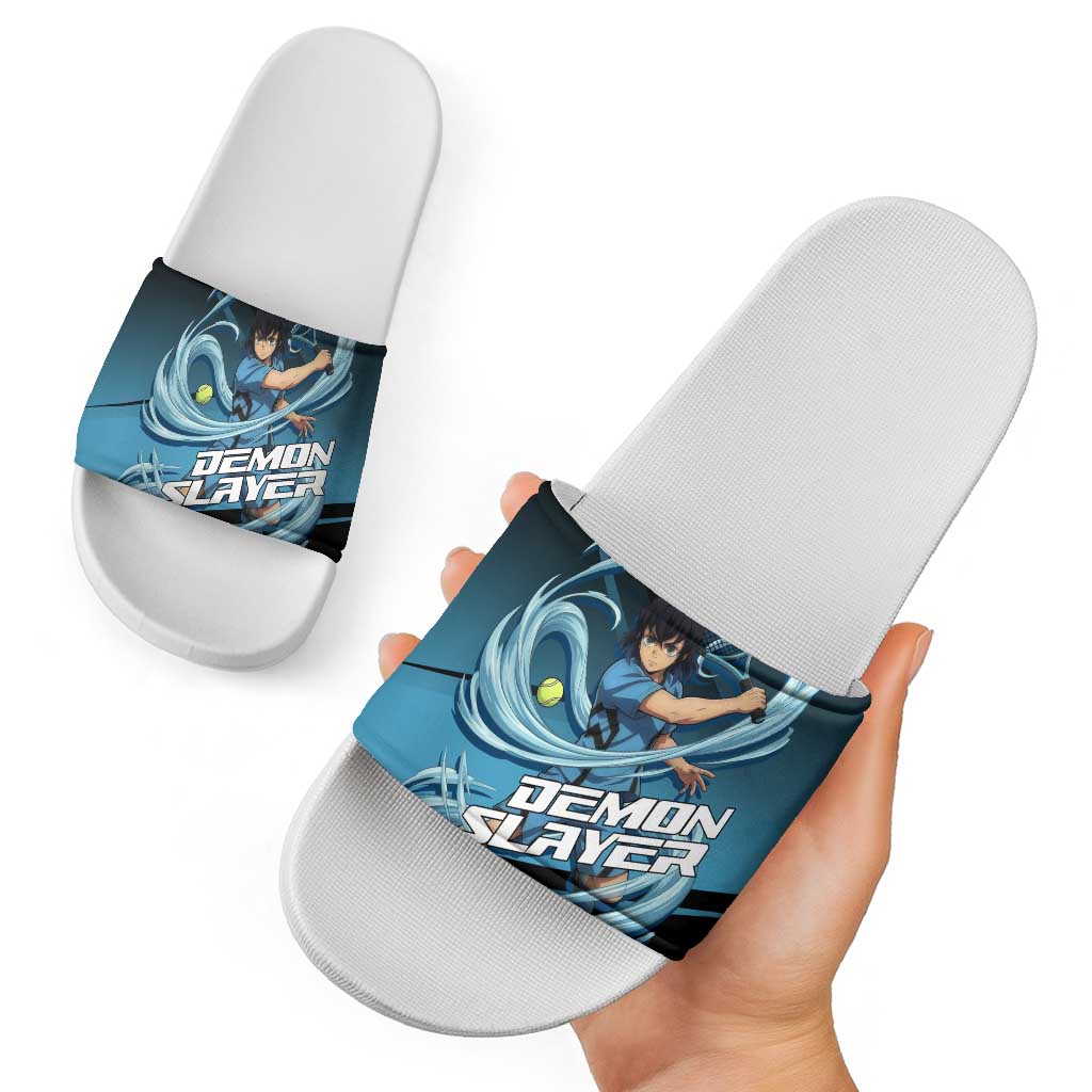 Inosuke Hashibira Beast Tennis Form Slide Sandals Sporty Anime Mashup Style