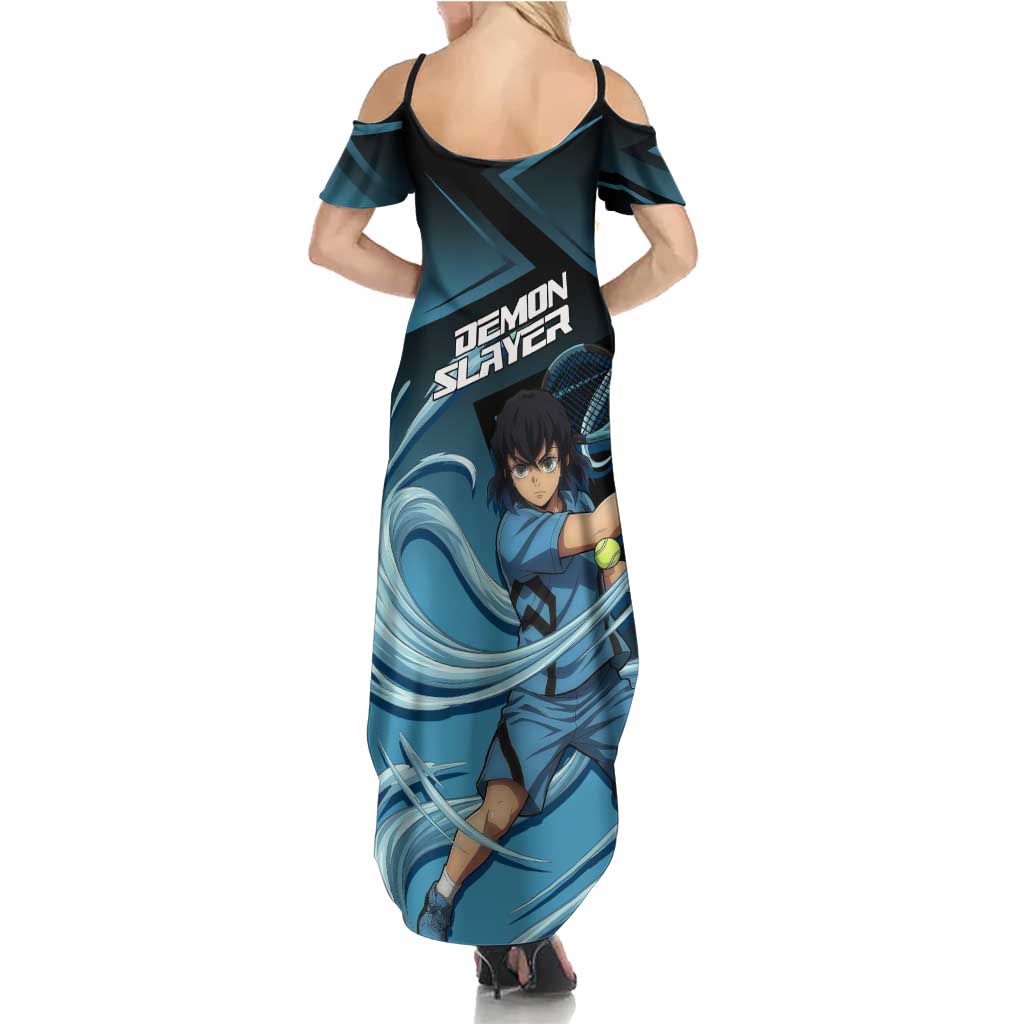 Inosuke Hashibira Beast Tennis Form Summer Maxi Dress Sporty Anime Mashup Style