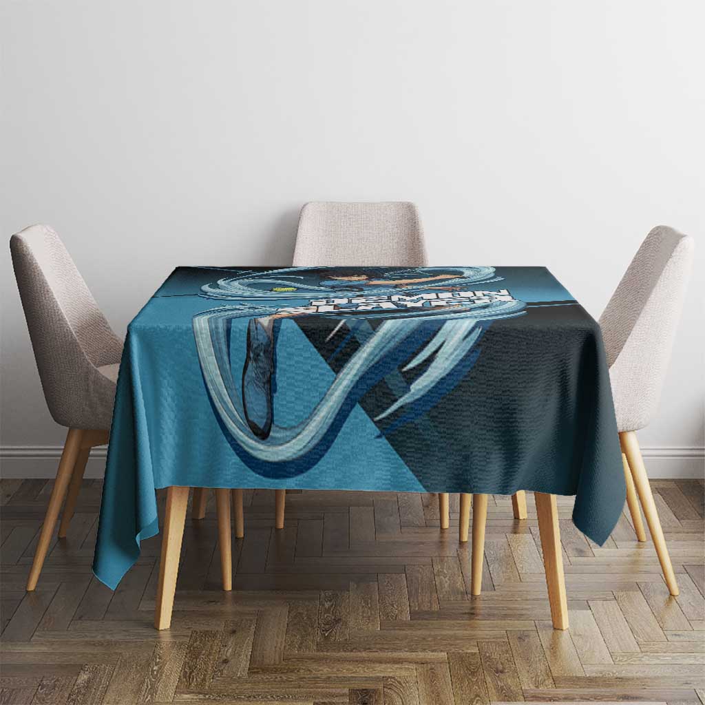Inosuke Hashibira Beast Tennis Form Tablecloth Sporty Anime Mashup Style