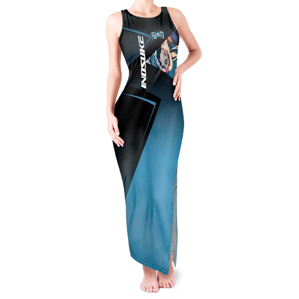 Inosuke Hashibira Beast Tennis Form Tank Maxi Dress Sporty Anime Mashup Style