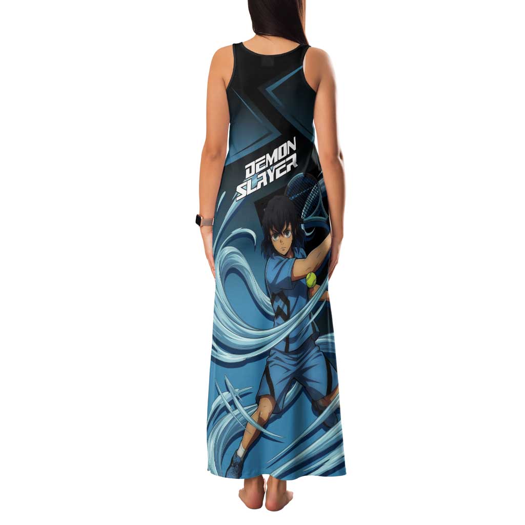 Inosuke Hashibira Beast Tennis Form Tank Maxi Dress Sporty Anime Mashup Style