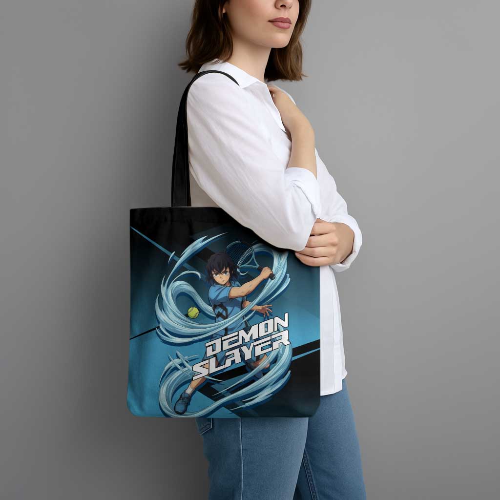 Inosuke Hashibira Beast Tennis Form Tote Bag Sporty Anime Mashup Style