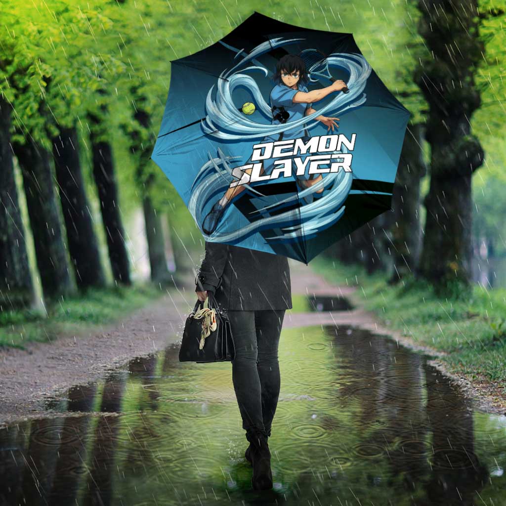 Inosuke Hashibira Beast Tennis Form Umbrella Sporty Anime Mashup Style