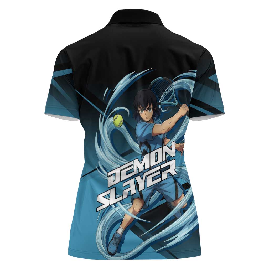 Inosuke Hashibira Beast Tennis Form Women Polo Shirt Sporty Anime Mashup Style