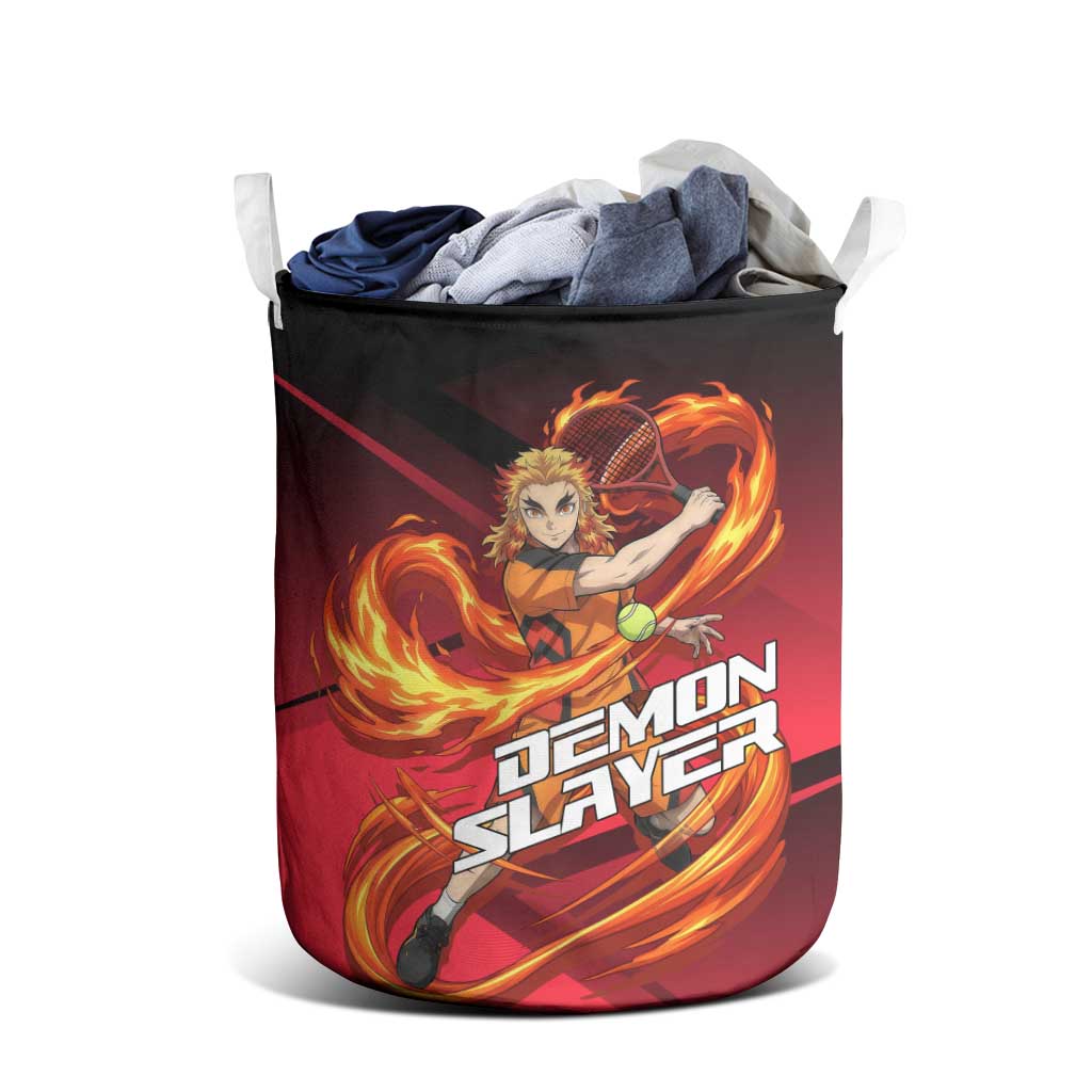 Kyojuro Rengoku Flame Rally Laundry Basket Sporty Anime Mashup Style