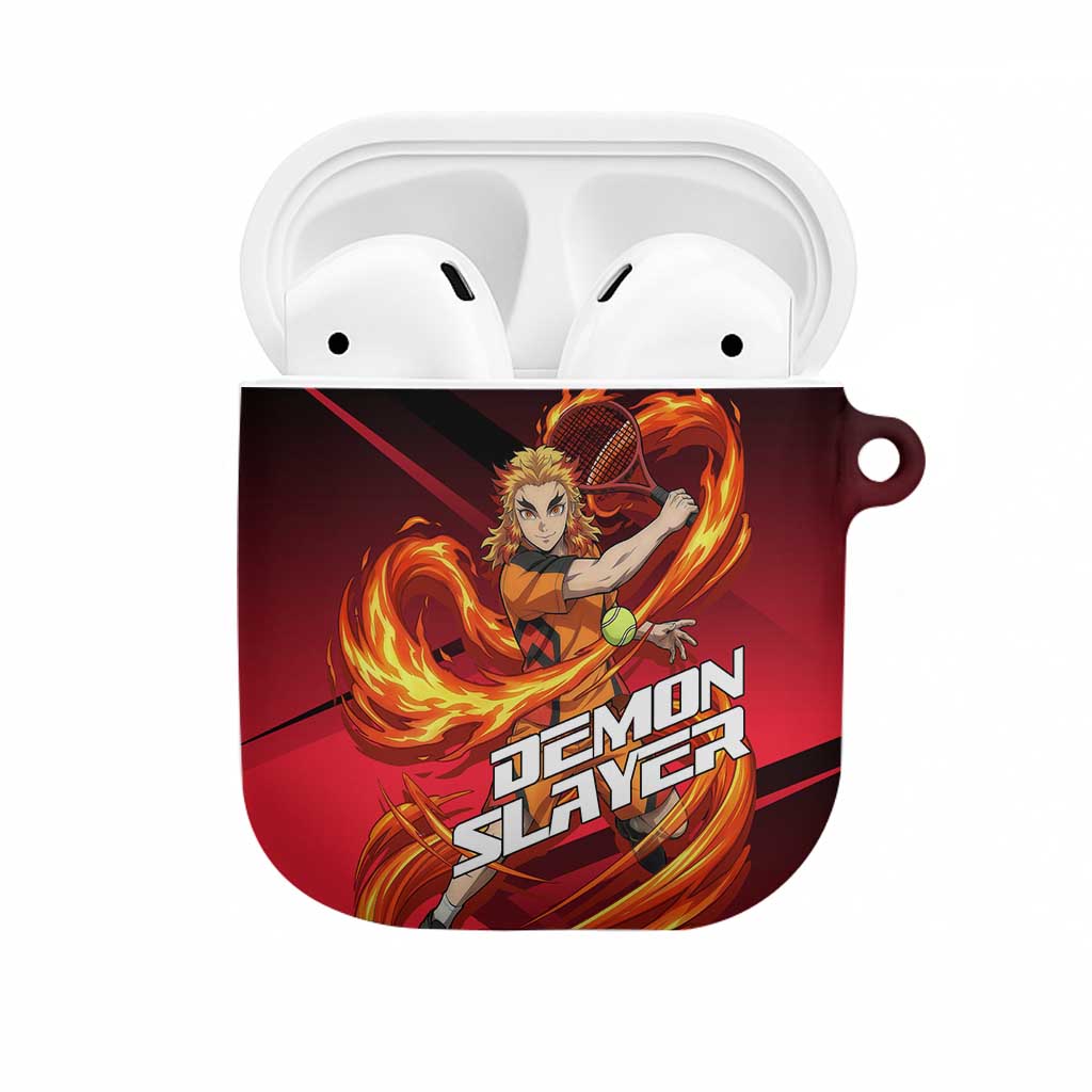 Kyojuro Rengoku Flame Rally AirPods Case Sporty Anime Mashup Style