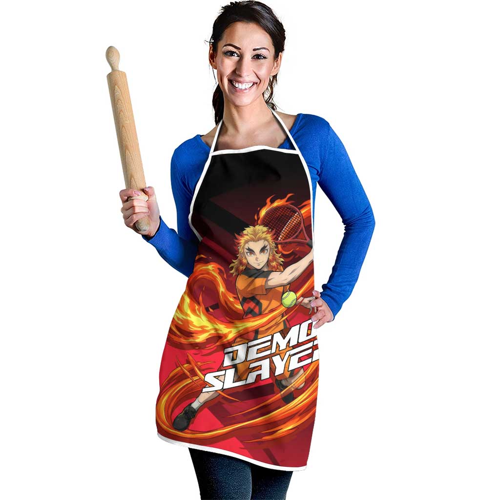 Kyojuro Rengoku Flame Rally Apron Sporty Anime Mashup Style