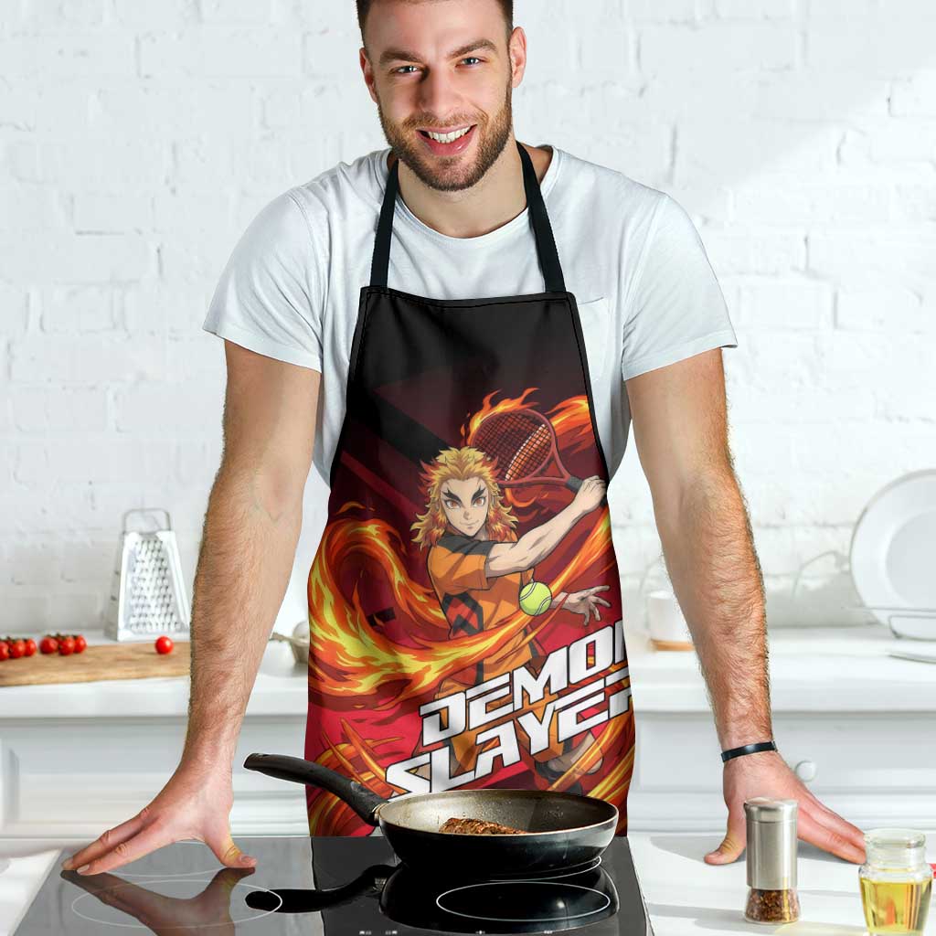 Kyojuro Rengoku Flame Rally Apron Sporty Anime Mashup Style