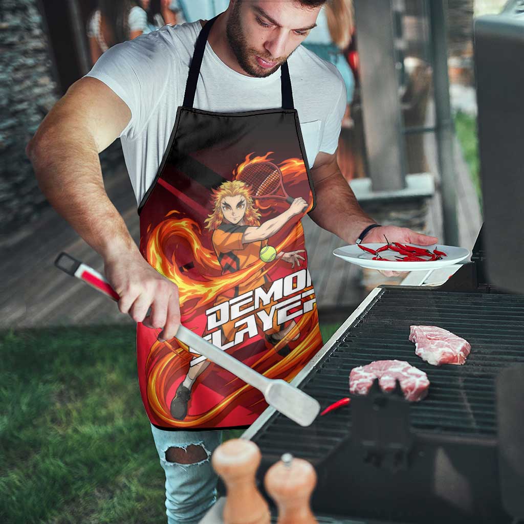 Kyojuro Rengoku Flame Rally Apron Sporty Anime Mashup Style