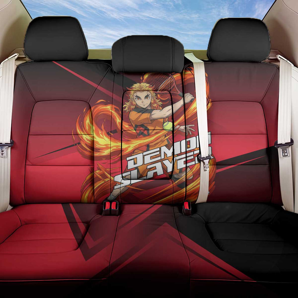 Kyojuro Rengoku Flame Rally Back Car Seat Cover Sporty Anime Mashup Style