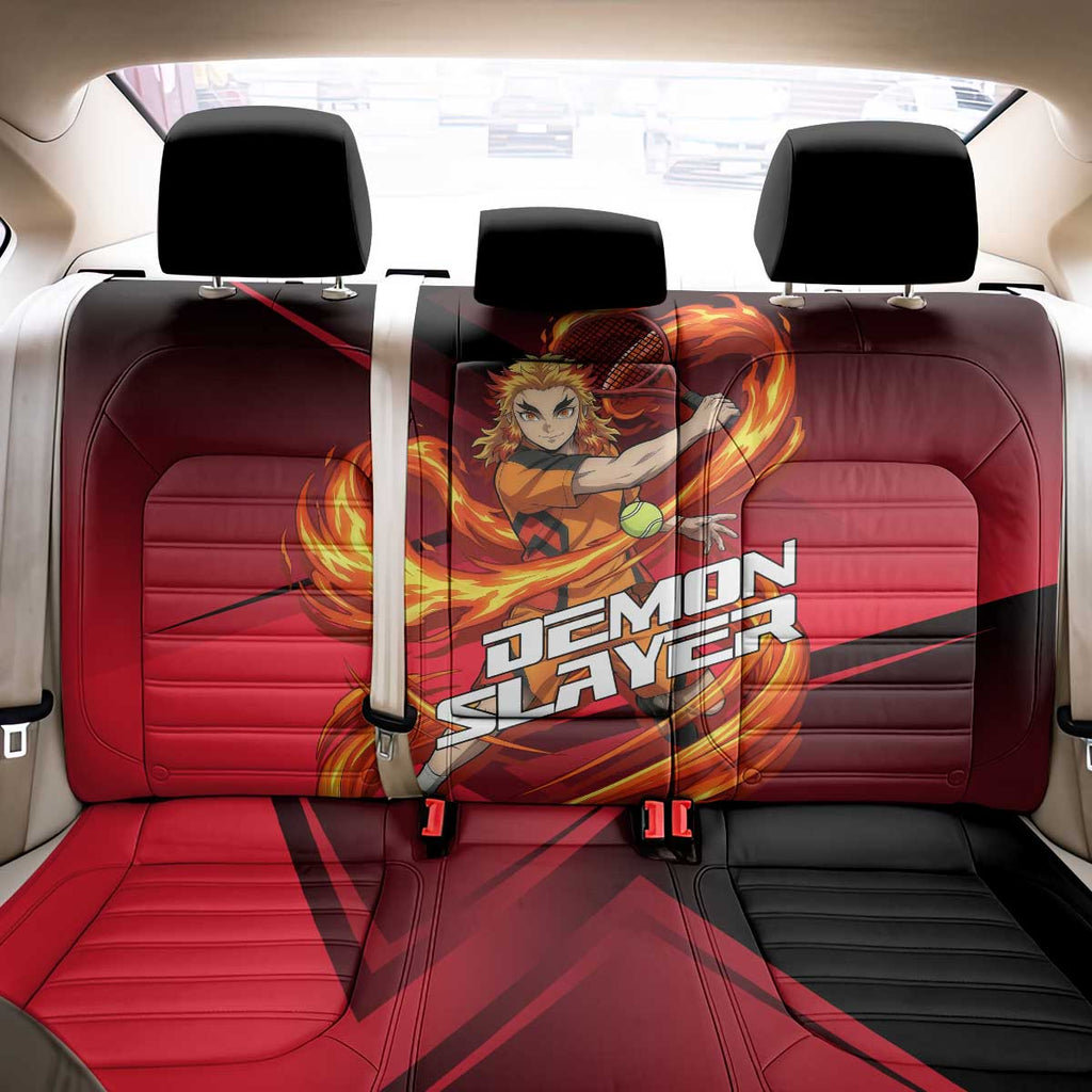 Kyojuro Rengoku Flame Rally Back Car Seat Cover Sporty Anime Mashup Style