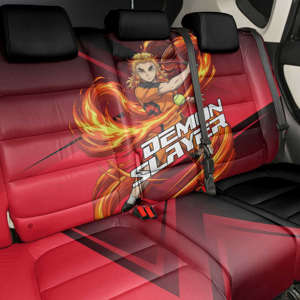 Kyojuro Rengoku Flame Rally Back Car Seat Cover Sporty Anime Mashup Style