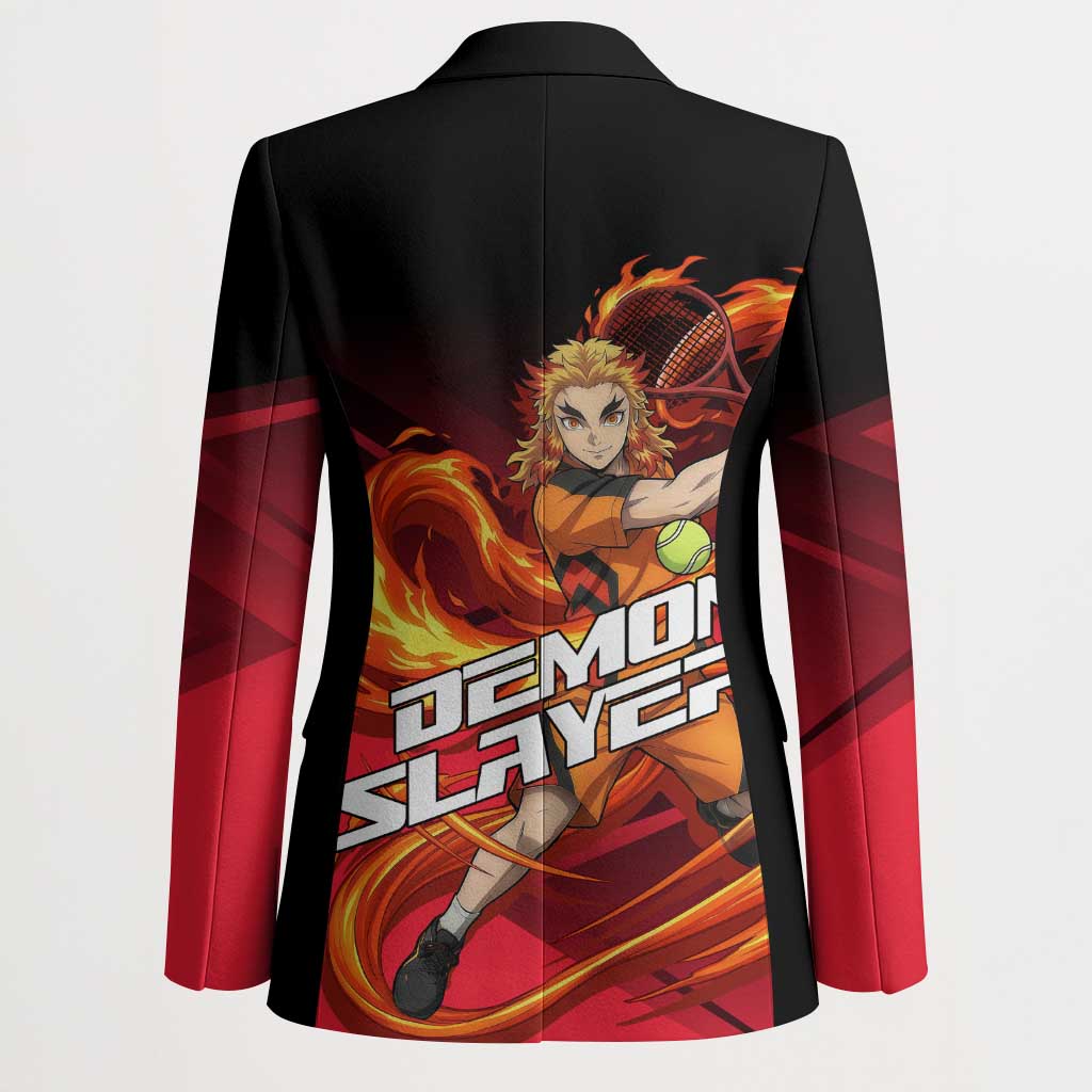 Kyojuro Rengoku Flame Rally Blazer Sporty Anime Mashup Style