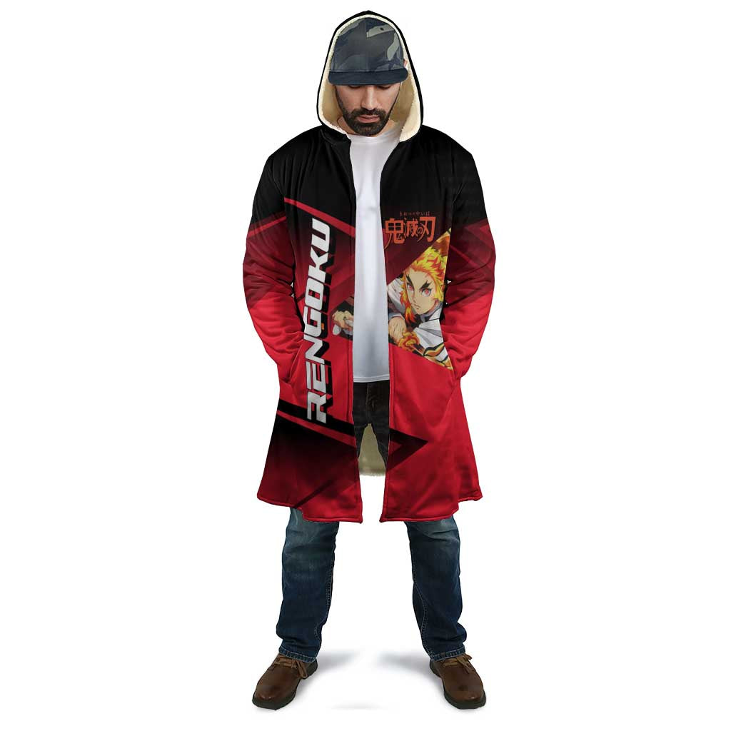 Kyojuro Rengoku Flame Rally Cloak Sporty Anime Mashup Style
