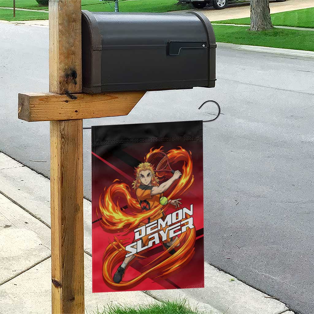 Kyojuro Rengoku Flame Rally Garden Flag Sporty Anime Mashup Style