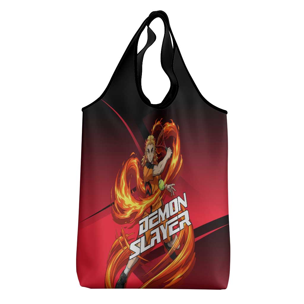 Kyojuro Rengoku Flame Rally Grocery Bag Sporty Anime Mashup Style