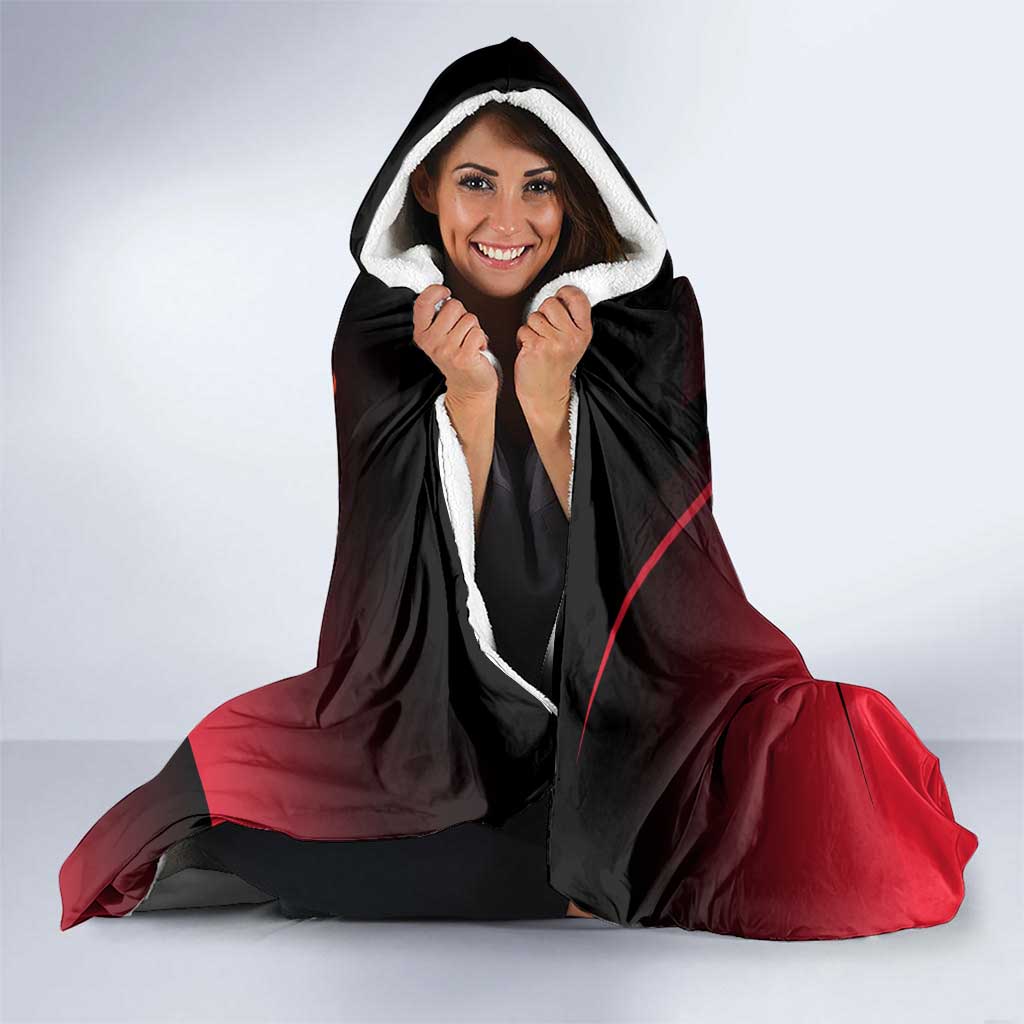 Kyojuro Rengoku Flame Rally Hooded Blanket Sporty Anime Mashup Style