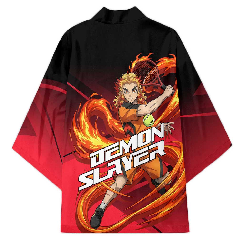 Kyojuro Rengoku Flame Rally Kimono Sporty Anime Mashup Style
