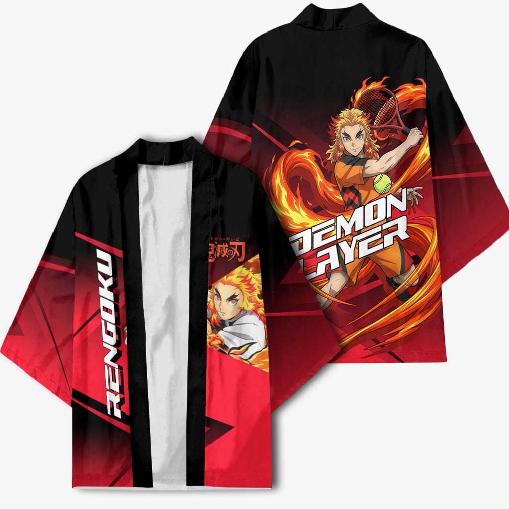 Kyojuro Rengoku Flame Rally Kimono Sporty Anime Mashup Style