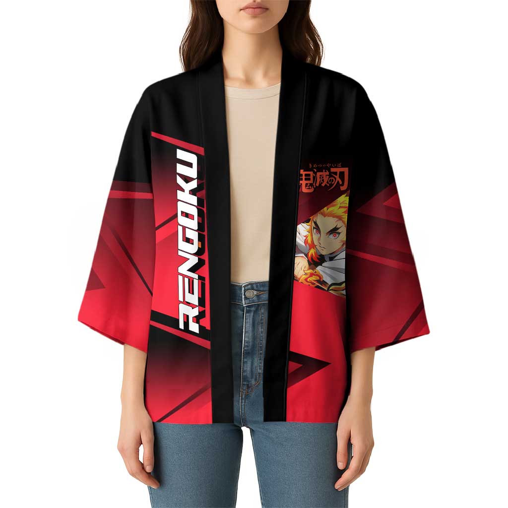 Kyojuro Rengoku Flame Rally Kimono Sporty Anime Mashup Style