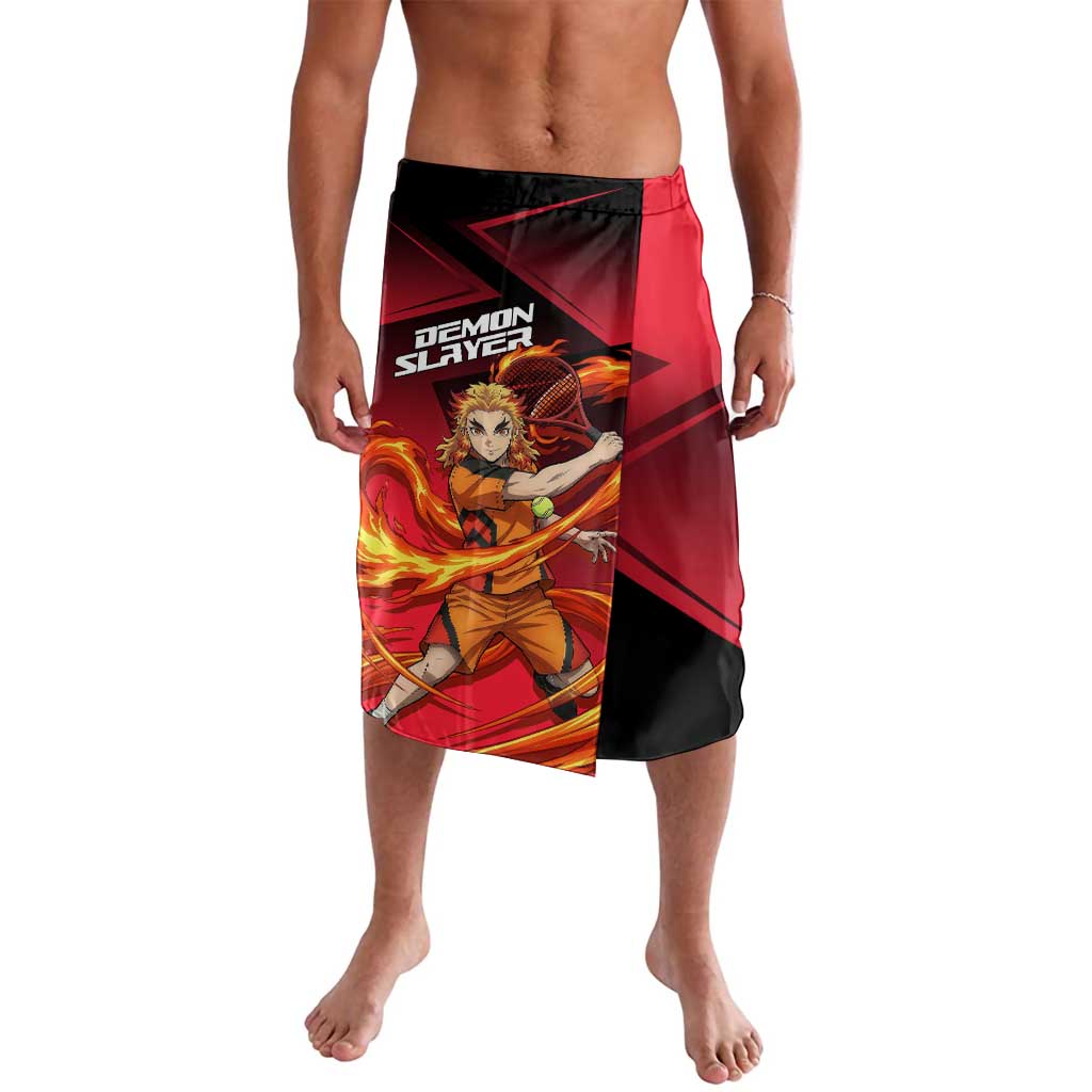 Kyojuro Rengoku Flame Rally Lavalava Sporty Anime Mashup Style
