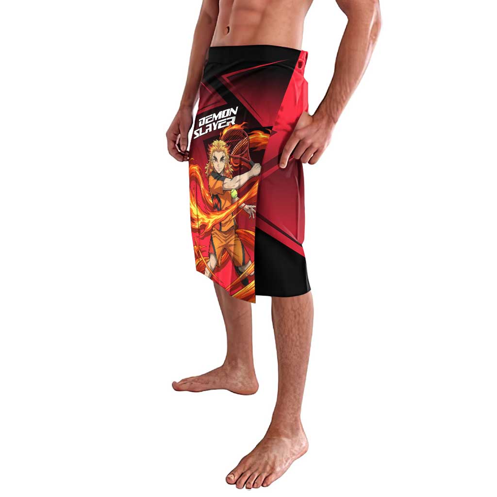 Kyojuro Rengoku Flame Rally Lavalava Sporty Anime Mashup Style