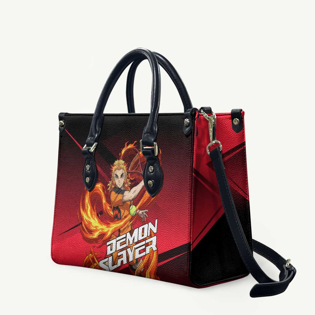 Kyojuro Rengoku Flame Rally Leather Bag Sporty Anime Mashup Style