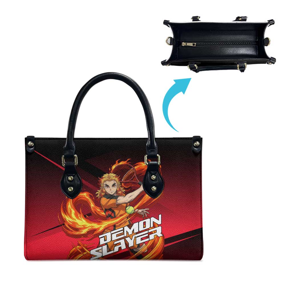 Kyojuro Rengoku Flame Rally Leather Bag Sporty Anime Mashup Style