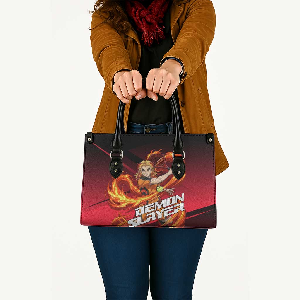 Kyojuro Rengoku Flame Rally Leather Bag Sporty Anime Mashup Style