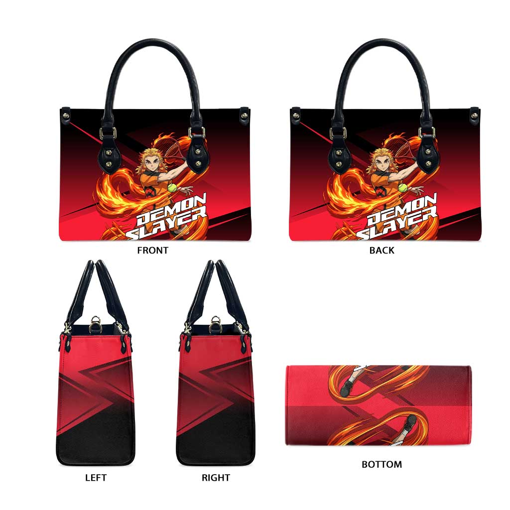 Kyojuro Rengoku Flame Rally Leather Bag Sporty Anime Mashup Style