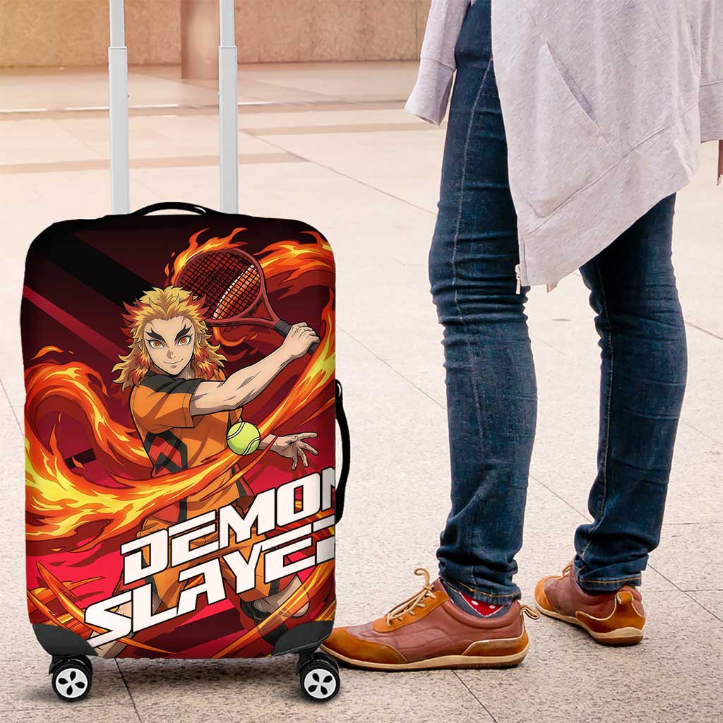 Kyojuro Rengoku Flame Rally Luggage Cover Sporty Anime Mashup Style