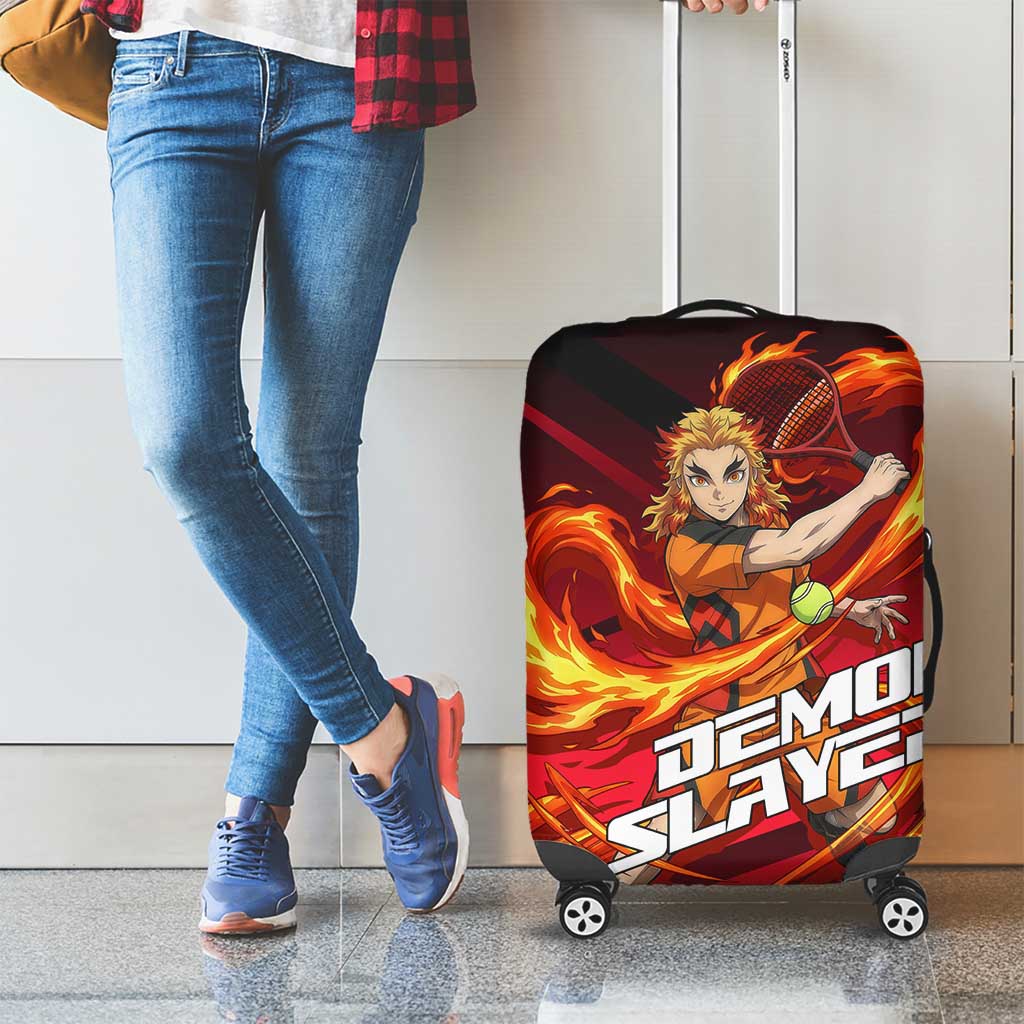 Kyojuro Rengoku Flame Rally Luggage Cover Sporty Anime Mashup Style