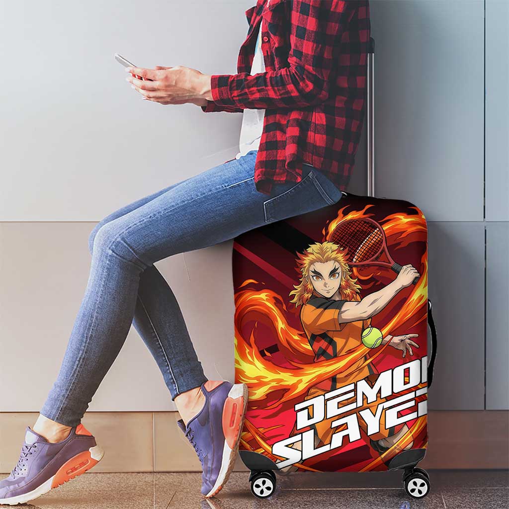 Kyojuro Rengoku Flame Rally Luggage Cover Sporty Anime Mashup Style