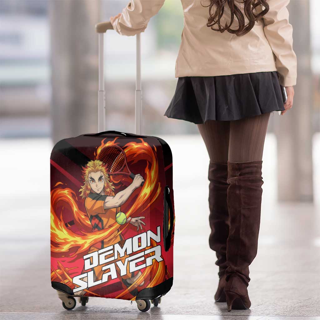Kyojuro Rengoku Flame Rally Luggage Cover Sporty Anime Mashup Style