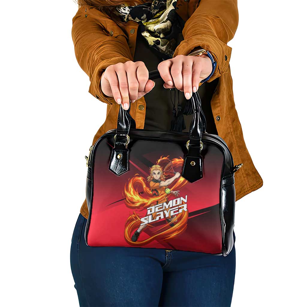 Kyojuro Rengoku Flame Rally Shoulder Handbag Sporty Anime Mashup Style