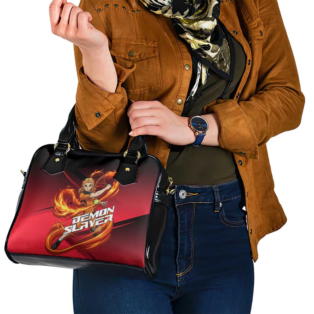 Kyojuro Rengoku Flame Rally Shoulder Handbag Sporty Anime Mashup Style
