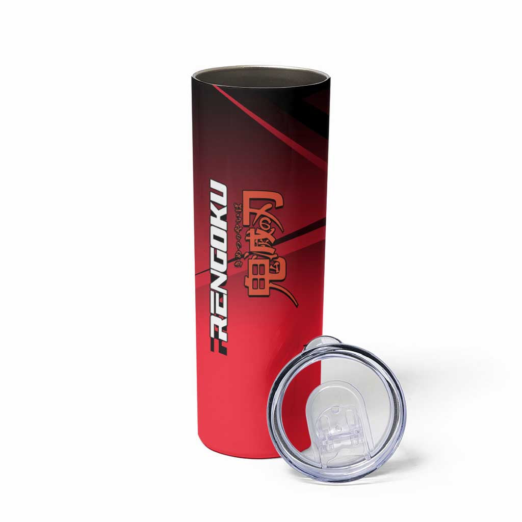 Kyojuro Rengoku Flame Rally Skinny Tumbler Sporty Anime Mashup Style